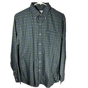 Southern Tide EUC Men's Medium Classic Fit Green, Blue, Pink Plaid‎ Long Sleeve